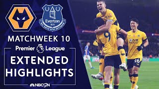 Wolves v Everton  PREMIER LEAGUE HIGHLIGHTS  11012021  NBC Sports [upl. by Ariahs]