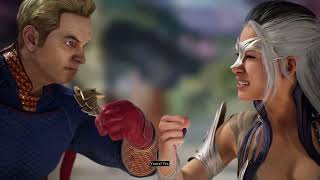 Sindel Calls Homelander Too Pompous All Intro Dialogues Homelander Vs Sindel  Mortal Kombat 1 [upl. by Aihsekan785]