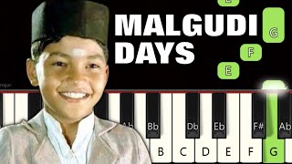 Malgudi Days Song ❤  Piano tutorials  Piano Notes  Piano Online pianotimepass malgudidays [upl. by Matt]