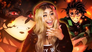 DEMON SLAYER SEASON 4 OPENING IS AMAZING 🔥 REACTION [upl. by Ruthven]