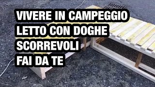 LETTO SCORREVOLE PER VAN  CAMPER E ROULOTTE [upl. by Eustis]