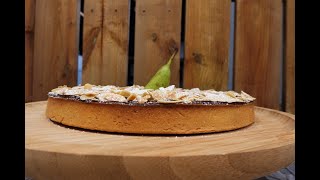 RECETTE DE LA TARTE POIRE CHOCOLAT AMANDES Facile [upl. by Airda]