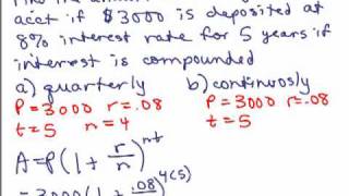 Logarithms 13  Compound Interest [upl. by Ahtnahc]