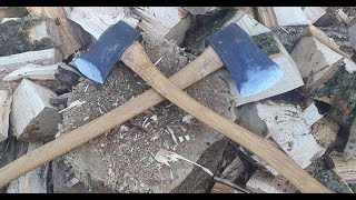 How to Thin Your Axe Handle Gransfors Bruk American Upgrade [upl. by Ethben]