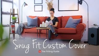 How to Install Snug Fit Covers  Comfort Works Sofa Covers [upl. by Eve374]