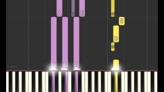 Black Mirror Soundtrack Anyone who knows what love is Piano sheet amp Synthesia [upl. by Avis248]