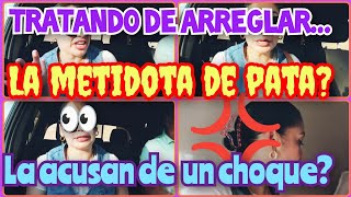 La culpan del choque⁉️Intentando salvar la metidota de pata⁉️😱👀💢🤣 [upl. by Xer]