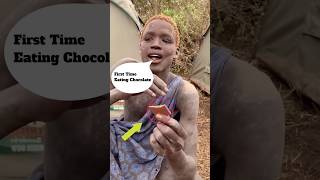 First Time eating chocolate this man shortsfeed shorts trending [upl. by Nrublim]