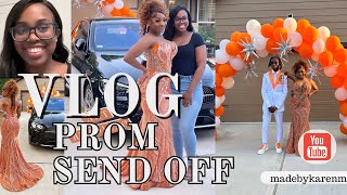 PROM SEND OFF MINI VLOG She Had the Best Poses [upl. by Bogey]