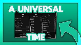 NEW A Universal Time  AUT Script Hack GUI  Give All Stands  Item Farm  PASTEBIN 2021 [upl. by Miehar]