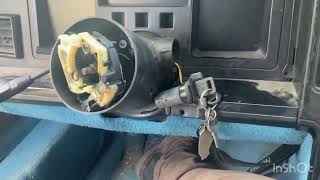 1989 Chevy corvette key switch removal part one ignitionswitch ignitionsystem [upl. by Katt]