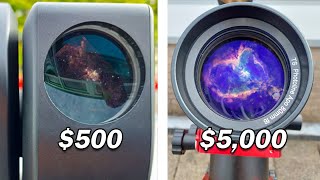 500 vs 5000 Telescope  Seestar S50 vs 80mm APO  Astrophotography [upl. by Grados377]