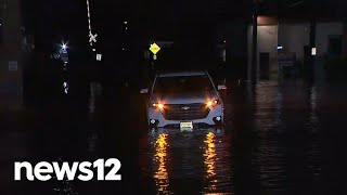 Powerful storm soaks New Jersey causes flooding across region  News 12 [upl. by Cob790]