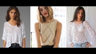 BLUSAS TEJIDAS A CROCHET 20182019 [upl. by Abdulla]