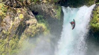 Kayaking Spirit Falls CINEMATIC [upl. by Ainex]