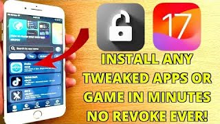 BEST Way To Install Tweaked Apps and Games iOS 1718 NO ComputerJailbreak Install FlekStore iPAs [upl. by Notled]