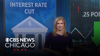 Fed cuts interest rate by 025 point [upl. by Nairahcaz369]