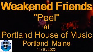 Weakened Friends quotPeelquot at Portland House of Music in Portland Maine 11102023 band song [upl. by Abixah]