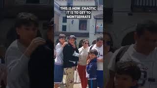 How Chaotic to go to Montserrate Bogota Colombia shorts [upl. by Tsirc]