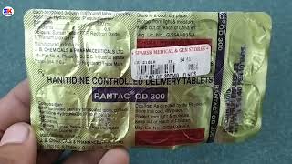 Rantac OD 300 Tablet  Ranitidine Tablet  Rantac OD 300mg Tablet Uses Benefits Dosage Review [upl. by Naomi]