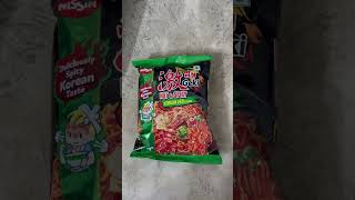 Trying Spicy korean Ramen  Maggi 🍜🤔 noodles ramenyoutubeshorts [upl. by Sheela508]