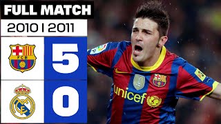 FC Barcelona vs Real Madrid 50 20102011 PARTIDO COMPLETO [upl. by Edyaw625]