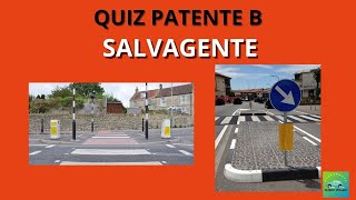 SPIEGAZIONE QUIZ PATENTE B 2023  SALVAGENTE  PATENTI STELLARI [upl. by Hurff]