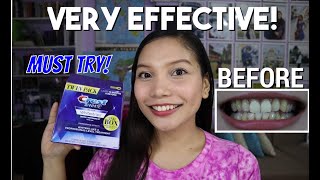 CREST WHITENING STRIPS HONEST REVIEW [upl. by Dranreb]