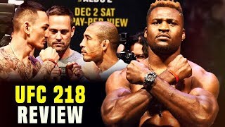 UFC 218 Review  Holloway VS Aldo 2 [upl. by Faun]