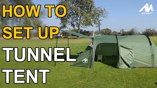 How to set up ayamaya tunnel tents for camping  Step by step [upl. by Vannie]