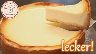 Käsekuchen Rezept Quark Kuchen und Mürbeteig das musst du probieren 💯 Cheesecake  einfach lecker [upl. by Anelagna]