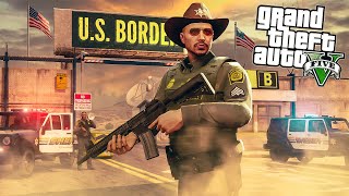 I Became BORDER PATROL COP in GTA 5 RP [upl. by Rhodie636]