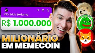 Torne se Milionário Em Memecoin O Meu Guia para a PRÓXIMA Cripto de 100x [upl. by Nylyahs]