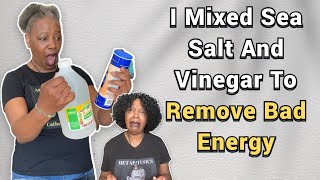 Mix Salt And Vinegar And See What Happens  Remove Bad Energy [upl. by Henryk]