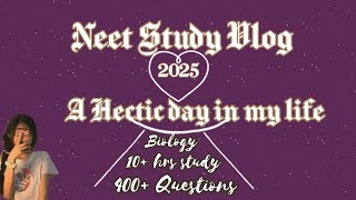 NEET Study Vlog by NEET Aspirant 2025✨📚drdudy🩺missionneet2025 xylem❤️ [upl. by Adnaram525]