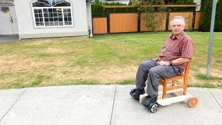 How to make a Hoverboard chair [upl. by Hobbs]