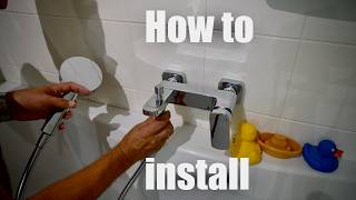 How to install handheld shower [upl. by Areik]