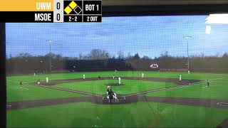 MSOE D3 Club Baseball Vs UWM Game 2 [upl. by Ambrose]