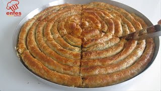 ÖYLE BİR BÖREK TARİFİM VARKİ 😉 ÇITIR ÇITIR YİYENLER BİR DAHA İSTEYECEK 😍 OKLAVASIZ EL AÇMALI 👍💯 [upl. by Sewole585]