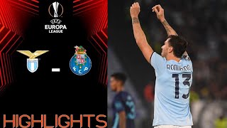 Lazio vs Porto 21 Highlights Europa League 2024 [upl. by Ojadnama]