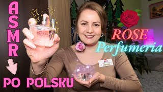 ASMR po polsku PERFUMERIA ROSE roleplay hands sounds whisper personal attention mouth sounds [upl. by Htiekel]