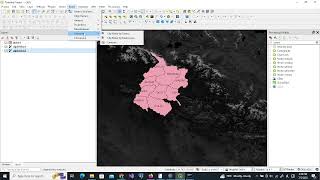 Analysis of Land Use Change using MODIS Data and QGIS and GrassGIS Part2 Clip MODIS Data [upl. by Nnarefinnej814]