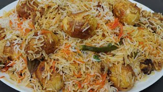 How to make Egg Biryani  Easy Egg Dum Biryani Restaurant Style  अंडा बिरयानी रेसिपी [upl. by Benenson]