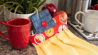 How to Make a Hanging Hand Towel for your Kitchen  Fat Quarter Shop [upl. by Kirsch72]