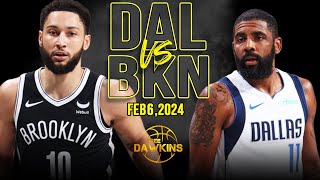 Dallas Mavericks vs Brooklyn Nets Full Game Highlights  February 6 2024  FreeDawkins [upl. by Dviad656]