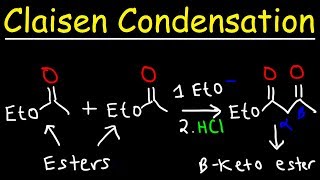 Claisen Condensation Reaction Mechanism [upl. by Ative839]