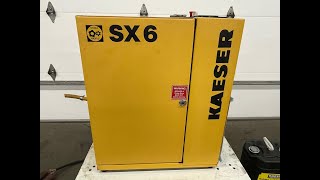 Kaeser SX6 Air Compressor [upl. by Intruoc]