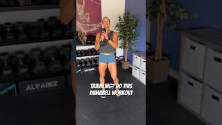 Traveling Limited on time Do this Dumbbell workout gym fitness shorts [upl. by Mighell]