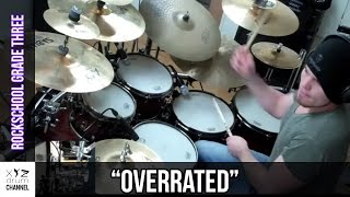 quotOverratedquot Rockschool Grade 3  Dunx Drum School [upl. by Asilec499]