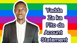 Yadda Zaka tura account statement a wayarka ba sai kaje Banki ba banking gtbank [upl. by Henghold]